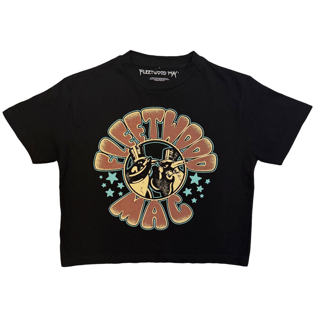 Fleetwood Mac - Stars & Penguins Crop top - Black